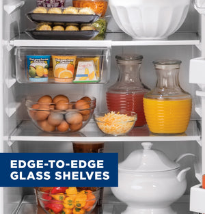 GE 17.5-cu ft Top-Freezer Refrigerator ( White ) ENERGY STAR Certified