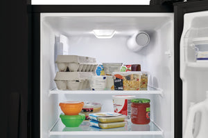 Frigidaire 25.6-cu ft Side-by-Side Refrigerator with Ice Maker ,Water and Ice Dispenser ( Black ) ENERGY STAR Certified