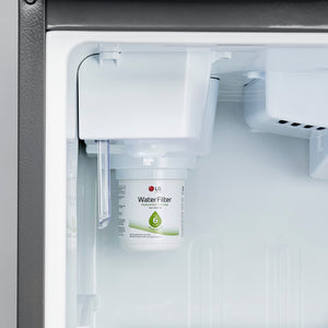 LG Internal Water Dispenser 23.8-cu ft Top-Freezer Refrigerator ( Stainless Steel ) ENERGY STAR Certified