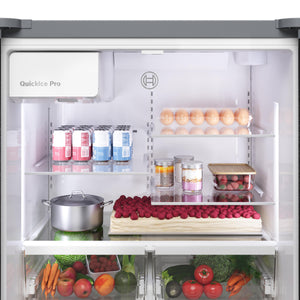 Bosch Counter-Depth 300 Series 21.6-cu ft 3 -Door Built-In Smart Compatible French Door Refrigerator with Ice Maker with Water and Ice Dispenser ( Stainless Steel ) ENERGY STAR Certified