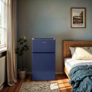 Frigidaire 3.1-cu ft Mini Fridge with Freezer ( Blue )