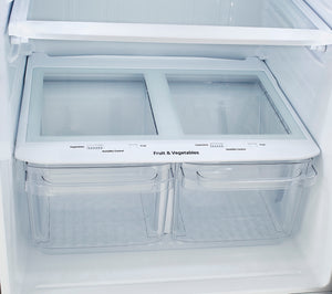 LG 20.2-cu ft Top-Freezer Refrigerator with Ice Maker ( Stainless Steel ) ENERGY STAR Certified