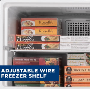 GE 16.6-cu ft Top-Freezer Refrigerator ( White ) ENERGY STAR Certified