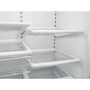 Whirlpool 18.7-cu ft Standard-Depth Bottom-Freezer Refrigerator with Ice Maker ( Black ) ENERGY STAR Certified