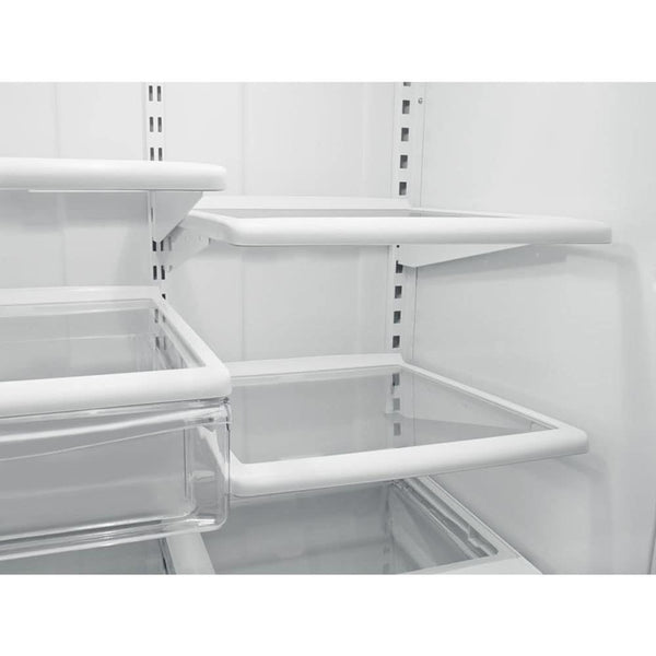 Whirlpool 18.7-cu ft Standard-Depth Bottom-Freezer Refrigerator with Ice Maker ( White ) ENERGY STAR Certified