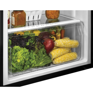 Hotpoint 9.7-cu ft Counter-Depth Top-Freezer Refrigerator ( Stainless steel )