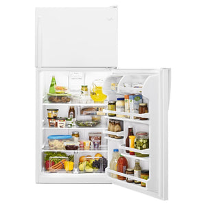 Whirlpool 18.2-cu ft Top-Freezer Refrigerator ( White ) ENERGY STAR Certified