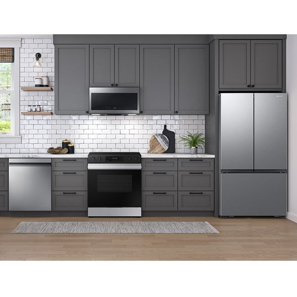 Samsung Counter-Depth Mega Capacity 27-cu ft 3 -Door Smart Compatible French Door Refrigerator with Dual Ice Maker ( Fingerprint Resistant Stainless Look ) ENERGY STAR Certified