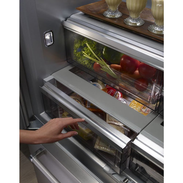 KitchenAid Standard-Depth 24.2-cu ft 3 -Door Built-In French Door Refrigerator with Ice Maker ( Panel Ready ) ENERGY STAR Certified