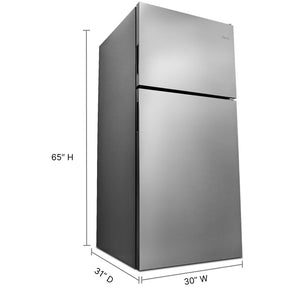 Amana 18.2-cu ft Top-Freezer Refrigerator ( Black )