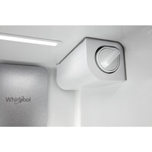 Whirlpool 20.85-cu ft Counter-Depth Side-by-Side Refrigerator with Ice Maker ,Water and Ice Dispenser ( Black )