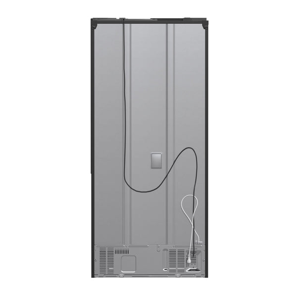 FORNO Counter-Depth Espresso Gallipoli 17.5-cu ft 3 -Door French Door Refrigerator with Ice Maker with Ice Dispenser ( Black ) ENERGY STAR Certified