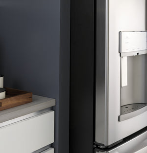 GE Profile Standard-Depth 27.8-cu ft 3 -Door French Door Refrigerator with Ice Maker with Water and Ice Dispenser ( Stainless Steel ) ENERGY STAR Certified
