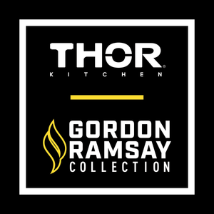 Thor Kitchen Counter-Depth Gordon Ramsay Series 20.3-cu ft 3 -Door French Door Refrigerator with Ice Maker with Ice Dispenser ( Stainless steel ) ENERGY STAR Certified