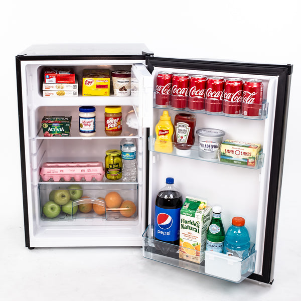 Avanti 5.08-cu ft Mini Fridge with Freezer ( Stainless Steel )