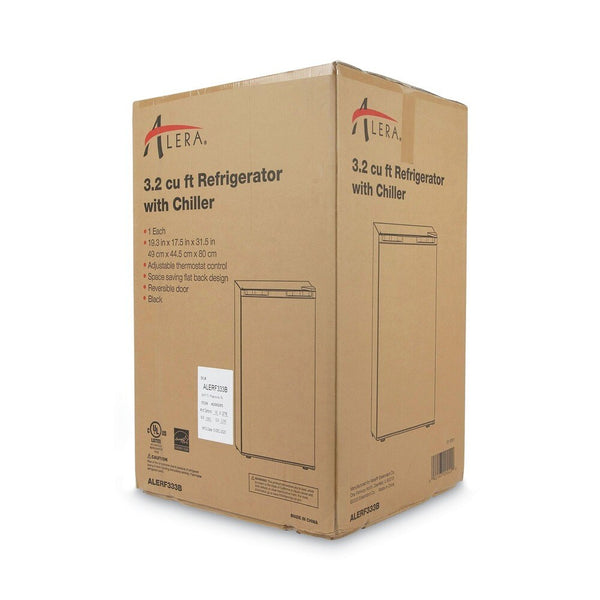 Alera BC-90U-E 3.2 Cu-Ft Black Refrigerator with Chiller Compartment