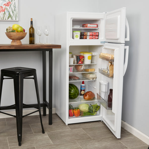 Premium Levella 7.3-cu ft Counter-Depth Top-Freezer Refrigerator ( White ) ENERGY STAR Certified