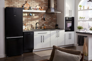 Whirlpool Garage-Ready 12.9-cu ft Counter-Depth Bottom-Freezer Refrigerator Ice Maker Optional (sold separately) ( Black ) Garage Ready