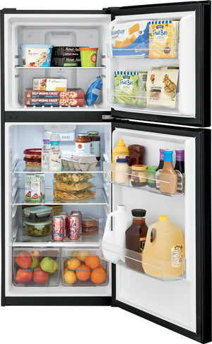 Frigidaire 10.1-cu ft Counter-Depth Top-Freezer Refrigerator ( Black ) Garage Ready ENERGY STAR Certified