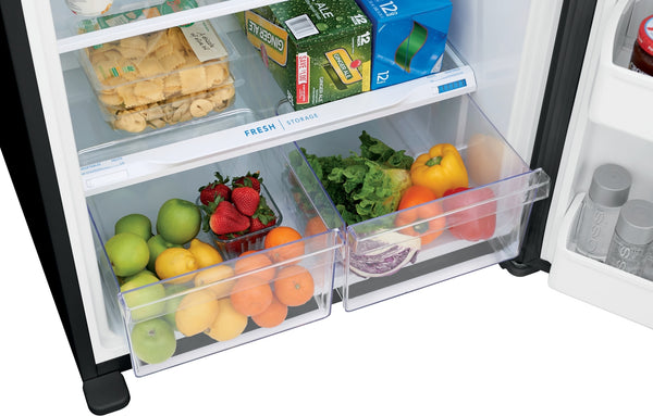 Frigidaire 18.3-cu ft Top-Freezer Refrigerator ( Black ) Garage Ready ENERGY STAR Certified