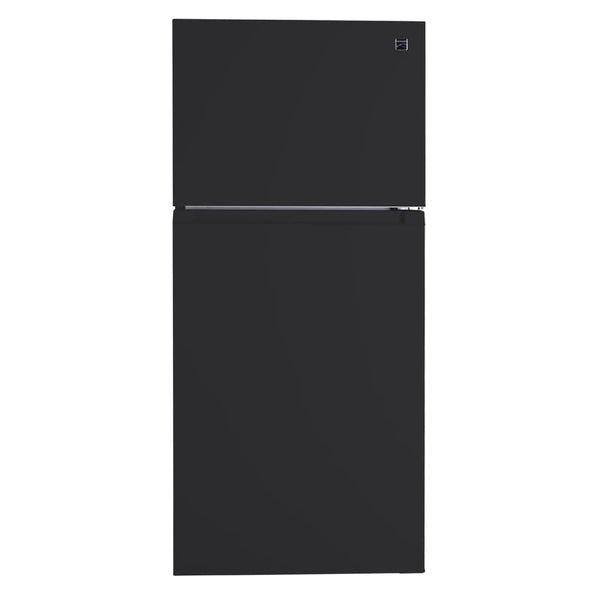 Kenmore 18.1-cu ft Top-Freezer Refrigerator with Ice Maker ( Black ) ENERGY STAR Certified