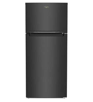 Whirlpool 16.3-cu ft Counter-Depth Top-Freezer Refrigerator ( Black )