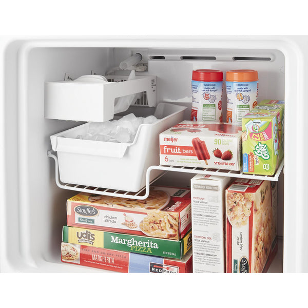 Whirlpool 12.9-cu ft Counter-Depth Top-Freezer Refrigerator Built-In ( Fingerprint Resistant Stainless Finish )