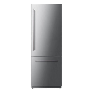 Kucht 16-cu ft Counter-Depth Built-In Bottom-Freezer Refrigerator with Ice Maker ( White ) ENERGY STAR Certified
