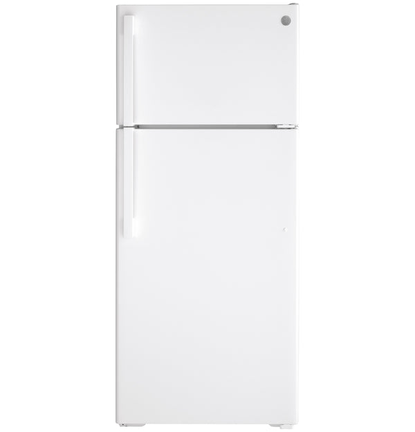 GE 17.5-cu ft Top-Freezer Refrigerator ( White ) ENERGY STAR Certified