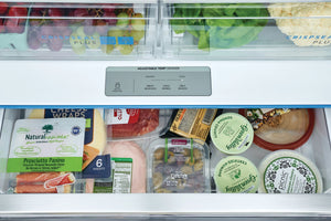Frigidaire Gallery Counter-Depth 23.3-cu ft 3 -Door French Door Refrigerator with Ice Maker with Water Dispenser ( Fingerprint Resistant Stainless Steel ) ENERGY STAR Certified