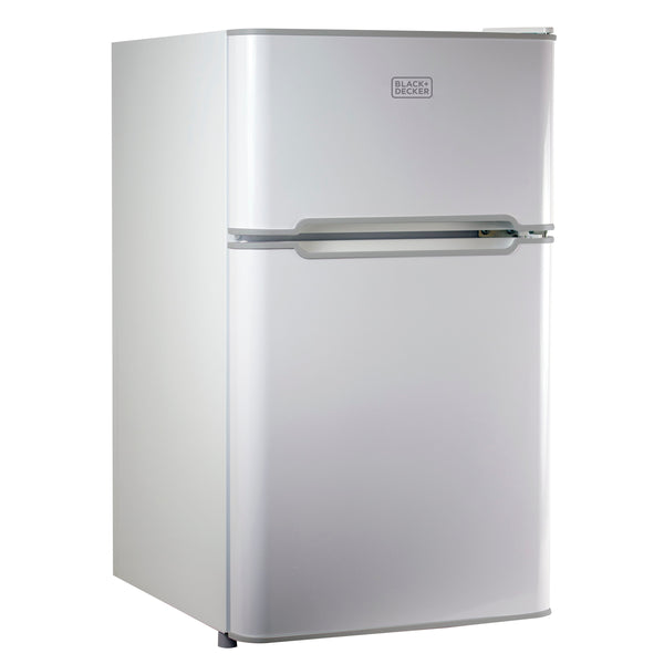 BLACK+DECKER 3.1-cu ft Mini Fridge with Freezer ( White ) ENERGY STAR