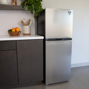 Avanti 7-cu ft Counter-Depth Top-Freezer Refrigerator ( Stainless Steel ) ENERGY STAR Certified