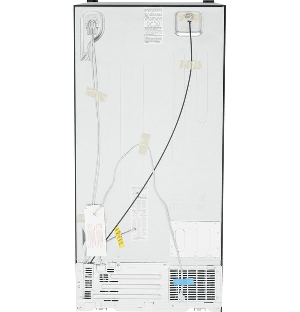 GE 23-cu ft Side-by-Side Refrigerator with Ice Maker ,Water and Ice Dispenser ( Black )