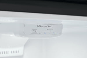 Frigidaire 11.6-cu ft Counter-Depth Top-Freezer Refrigerator ( Black ) Garage Ready ENERGY STAR Certified