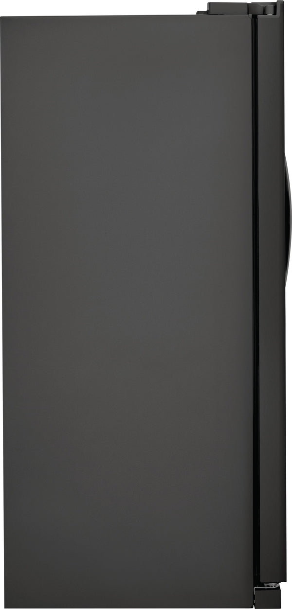 Frigidaire 22.3-cu ft Side-by-Side Refrigerator with Ice Maker ,Water and Ice Dispenser ( Black Stainless Steel ) ENERGY STAR Certified