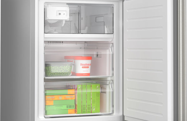 Bosch 800 Series 12.8-cu ft Counter-Depth Built-In Bottom-Freezer Refrigerator with Ice Maker ( Stainless Steel ) ENERGY STAR Certified