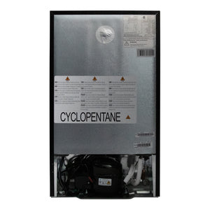 West Bend 3.3-cu ft Mini Fridge with Freezer ( Black ) ENERGY STAR
