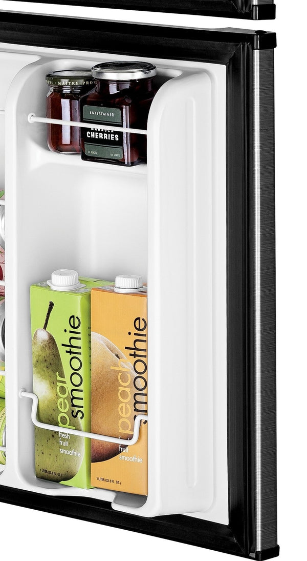 GE 3.1-cu ft Mini Fridge with Freezer ( CleanSteel ) ENERGY STAR