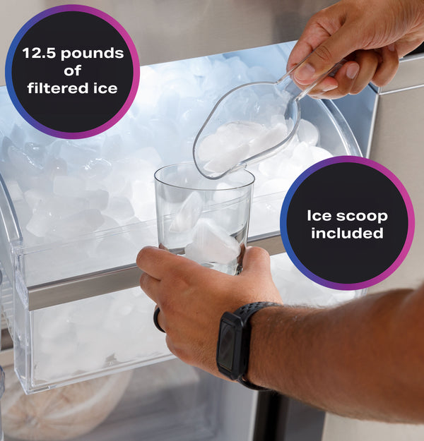 GE Profile Standard-Depth 28.3-cu ft 4 -Door Smart Compatible French Door Refrigerator with Ice Maker with Water Dispenser ( Stainless Steel ) ENERGY STAR Certified