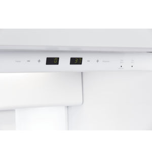 Cafe 29.5-cu ft Counter-Depth Side-by-Side Refrigerator Built-In Smart Compatible with Ice Maker ( Stainless Steel )