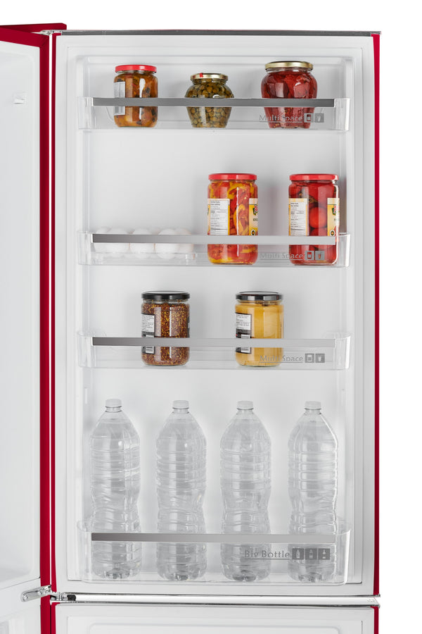 iio Retro-Mod RM1 11-cu ft Standard-Depth Bottom-Freezer Refrigerator Wine Red ) ENERGY STAR Certified