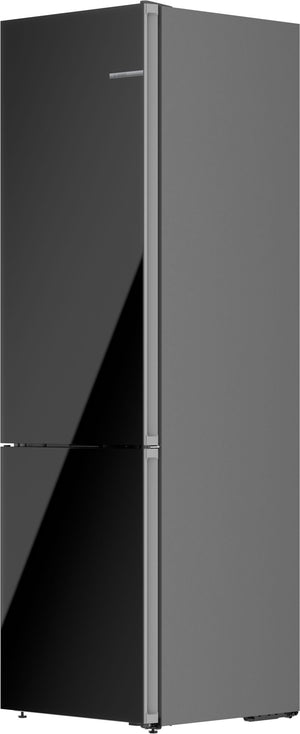 Bosch 800 Series 13-cu ft Counter-Depth Built-In Bottom-Freezer Refrigerator with Ice Maker ( Black ) ENERGY STAR Certified