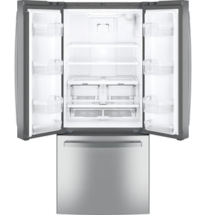 GE Standard-Depth 20.8-cu ft 3 -Door French Door Refrigerator with Ice Maker ( Stainless Steel ) ENERGY STAR Certified
