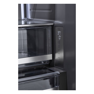 LG STUDIO Counter-Depth 26.5-cu ft 3 -Door Smart Compatible French Door Refrigerator with Ice Maker with Water Dispenser ( Essence White ) ENERGY STAR Certified