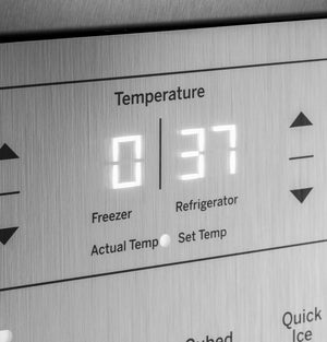 GE Profile 25.3-cu ft Side-by-Side Refrigerator with Ice Maker ,Water and Ice Dispenser ( Stainless Steel ) ENERGY STAR Certified