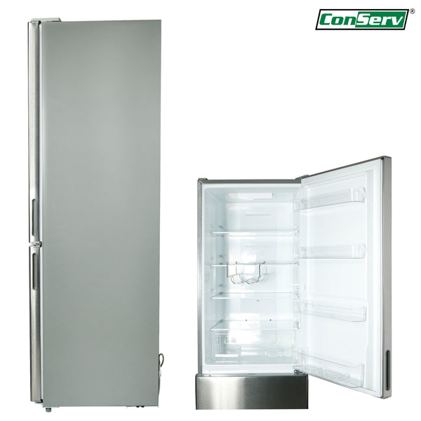 Equator Advanced Appliances 10.8-cu ft Standard-Depth Bottom-Freezer Refrigerator Stainless Steel ) Garage Ready ENERGY STAR Certified