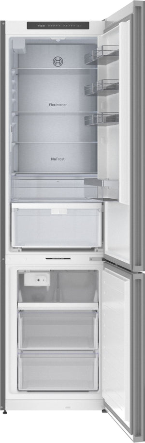Bosch 800 Series 13-cu ft Counter-Depth Built-In Bottom-Freezer Refrigerator with Ice Maker ( Black ) ENERGY STAR Certified