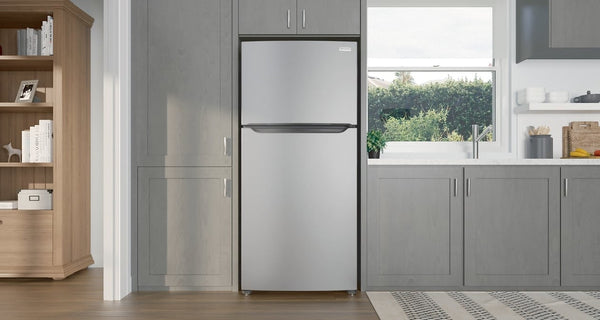 Frigidaire 20-cu ft Top-Freezer Refrigerator ( Stainless Steel ) Garage Ready ENERGY STAR Certified