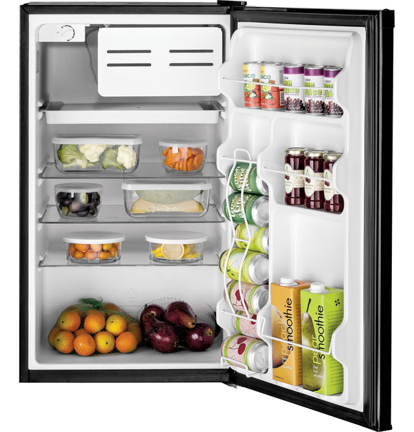 GE 4.4-cu ft Mini Fridge with Freezer ( Black ) ENERGY STAR