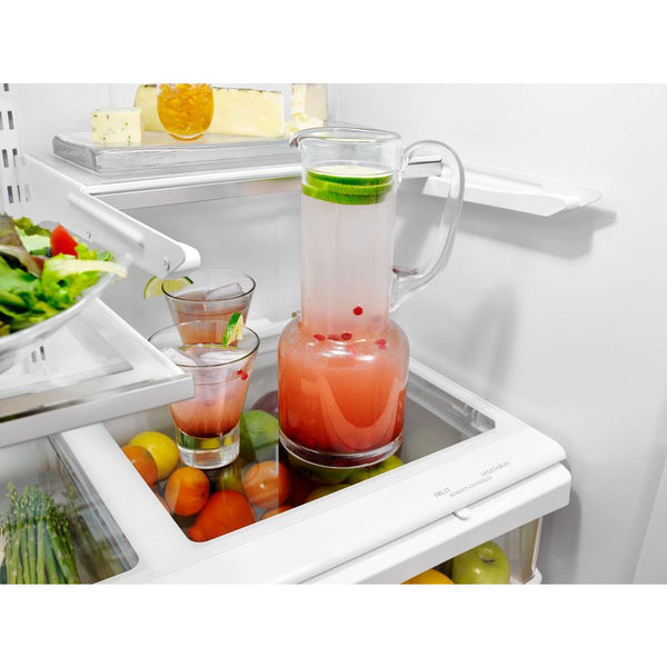 KitchenAid Standard-Depth 25.2-cu ft 3 -Door French Door Refrigerator with Ice Maker with Water Dispenser ( Stainless steel ) ENERGY STAR Certified